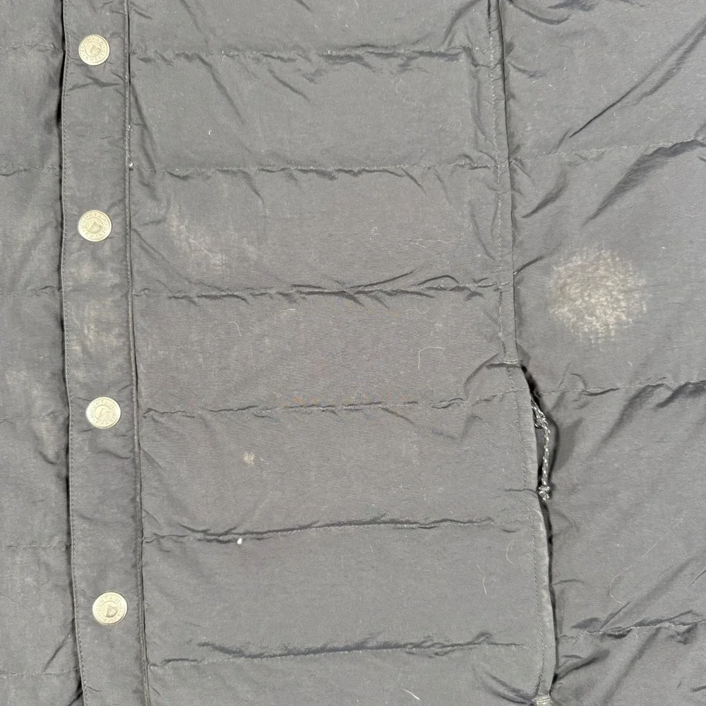 Mountain Khakis Mens Black Down Quilted Puffer Shirt Jacket Size Large MK Puffer